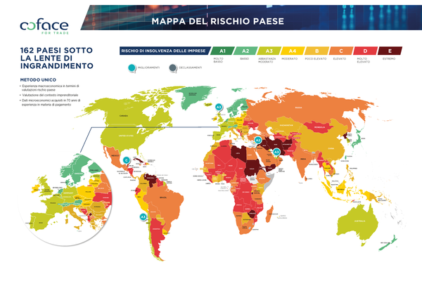 Mappa rischio paese 1Q 2021