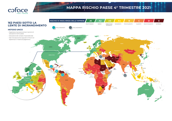 Mappa rischio paese Q4 2021